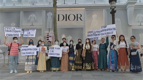 Hanfu Supporters Protest Outside Dior Over Disputed Skirt 